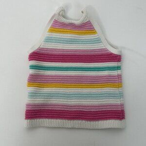 Vintage OshKosh B'Gosh Girls Size 4/4A Sweater Vest | Multicolor